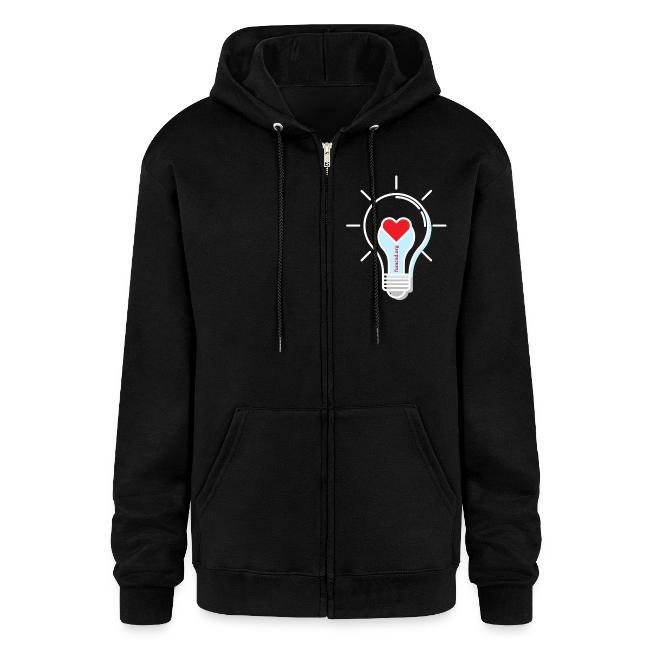 FUMCSD Heart Light Bulb - White Lines