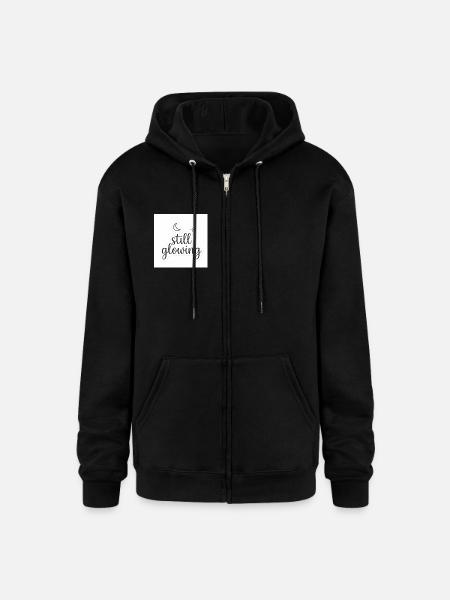 Still Glowing - Champion Unisex Full Zip Hoodie - black