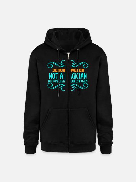 BENCH JEWELER not magican - Champion Unisex Full Zip Hoodie - black