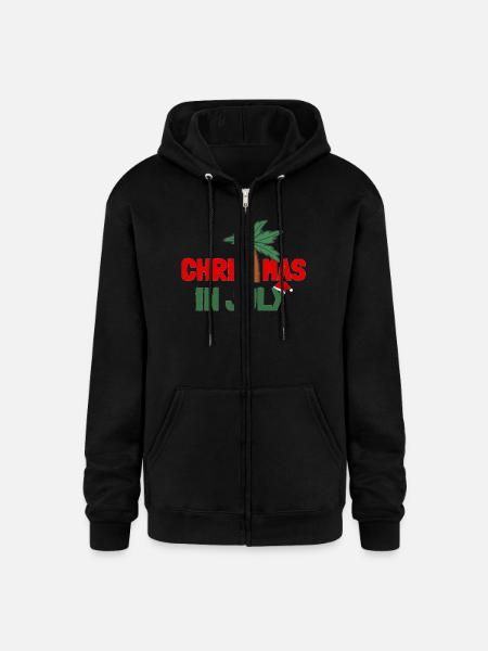 CHRISTMAS IN JULY - Champion Unisex Full Zip Hoodie - black