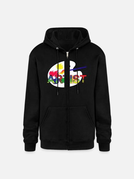 Artist - Champion Unisex Full Zip Hoodie - black