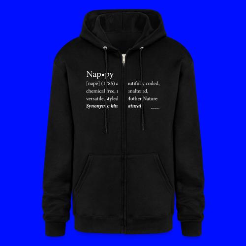 The original Nappy Definition By Global Couture - Champion Unisex Full Zip Hoodie