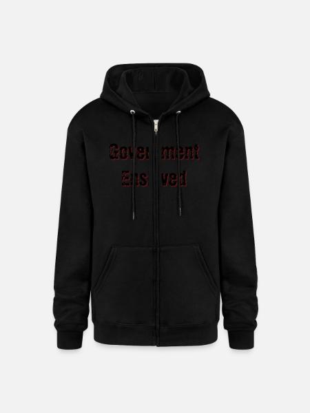 Government Enslaved - Champion Unisex Full Zip Hoodie - black