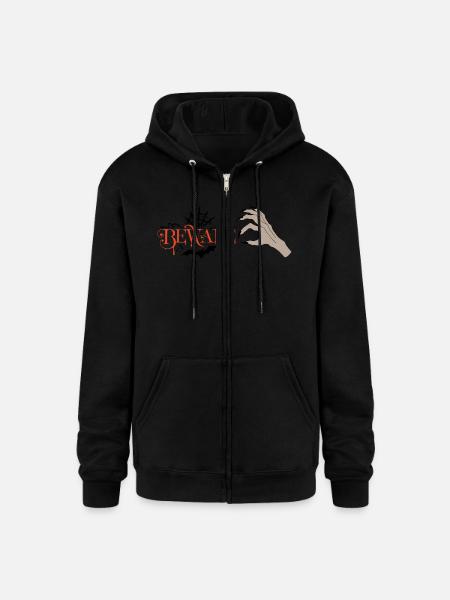 Beware - Champion Unisex Full Zip Hoodie - black