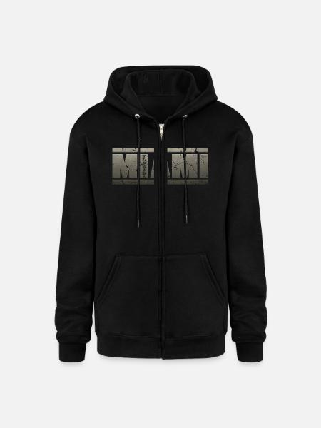 Miami - Champion Unisex Full Zip Hoodie - black