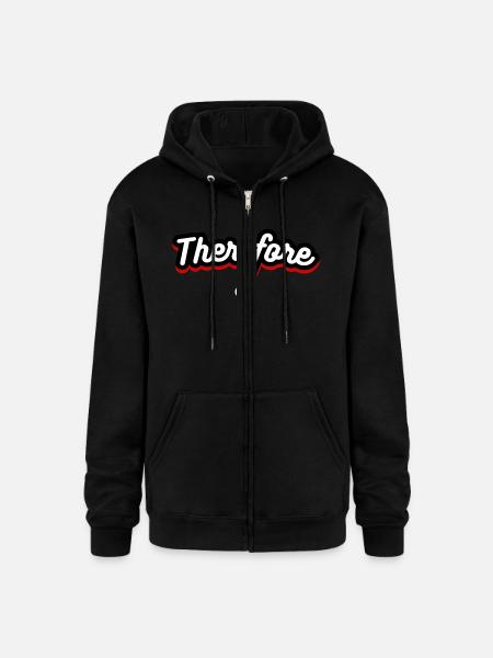 Therefore go - Champion Unisex Full Zip Hoodie - black