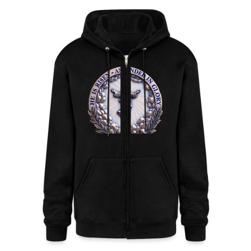 He Is Risen Ascended In Glory T Shirt, Gift - Champion Unisex Full Zip Hoodie