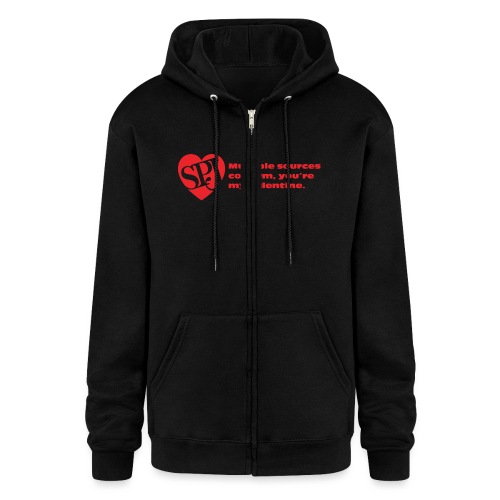 Multiple sources confirm you're my valentine - Champion Unisex Full Zip Hoodie