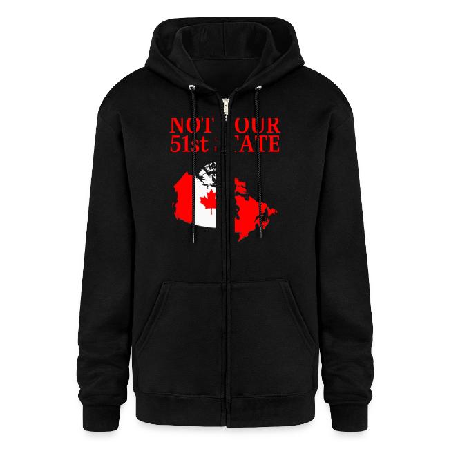 Canada Is Not Your 51st State - Canada Map Flag