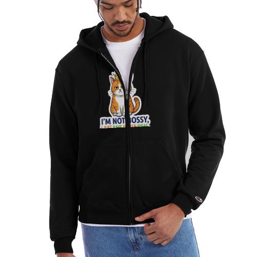 I'm Not Bossy, I Just Have Better Ideas | Cute Cat - Champion Unisex Full Zip Hoodie