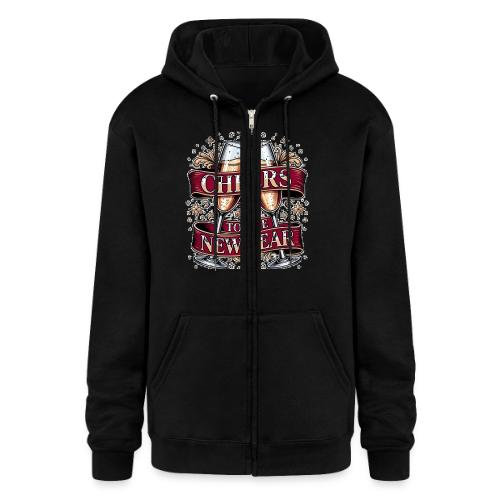 New Year's Champagne T-Shirt - Champion Unisex Full Zip Hoodie