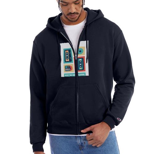 Music 2 - Champion Unisex Full Zip Hoodie