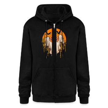 Halloween - Champion Unisex Full Zip Hoodie - black - Front