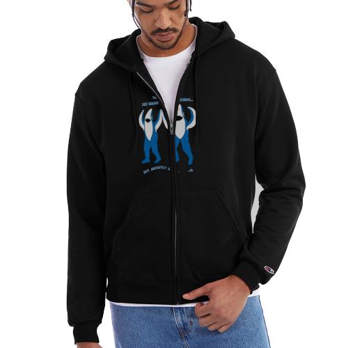 Dancing Sharks - Dance Like Nobody's Watching - Champion Unisex Full Zip Hoodie