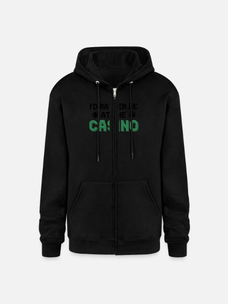 Casino - Champion Unisex Full Zip Hoodie - black