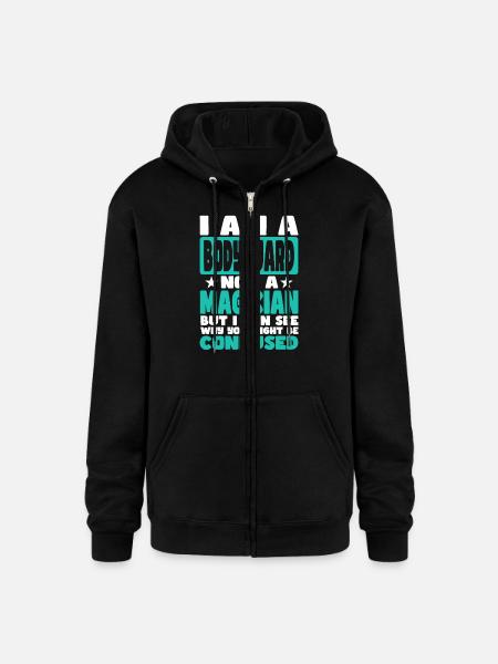 Bodyguard - Champion Unisex Full Zip Hoodie - black
