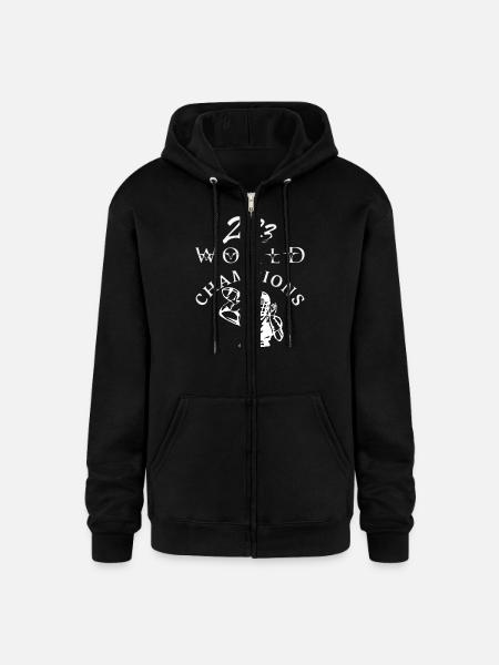 2023 world champions - Champion Unisex Full Zip Hoodie - black