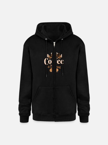 Coffee & Quilting Quilter Sewing - Champion Unisex Full Zip Hoodie - black