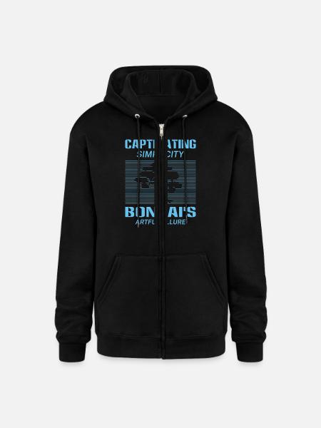 Bonsai Tree - Champion Unisex Full Zip Hoodie - black