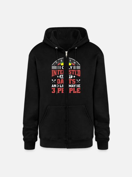 Darts Dart Player - Champion Unisex Full Zip Hoodie - black