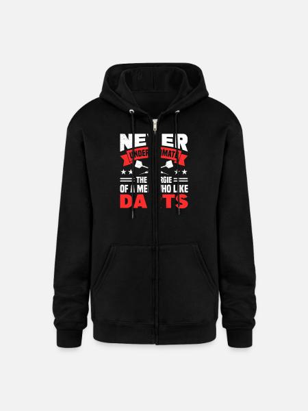 Darts Dart Player - Champion Unisex Full Zip Hoodie - black
