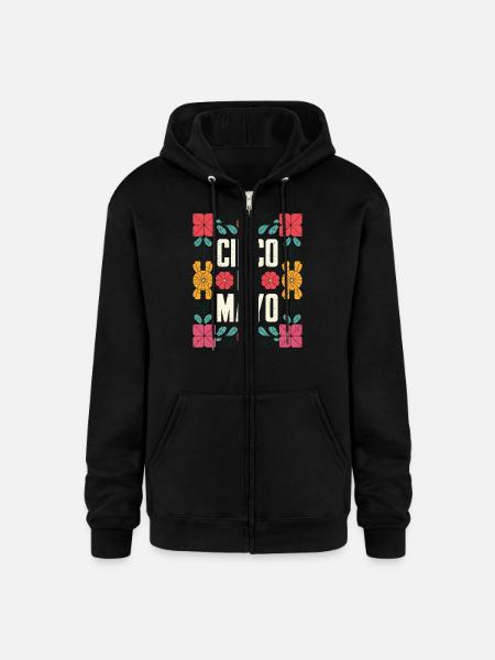 Cinco De Mayo Mexican - Champion Unisex Full Zip Hoodie - black