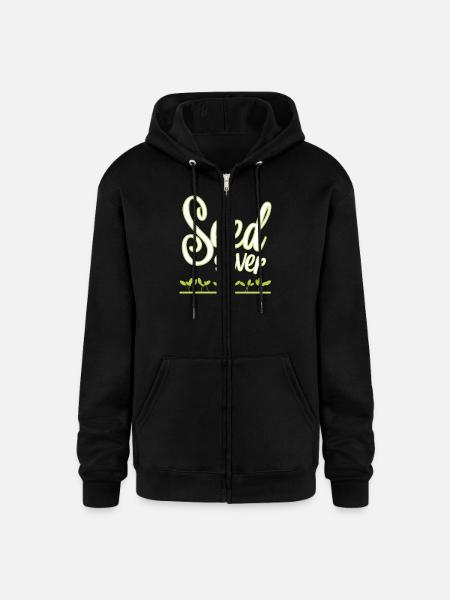 Seed Saver - Champion Unisex Full Zip Hoodie - black