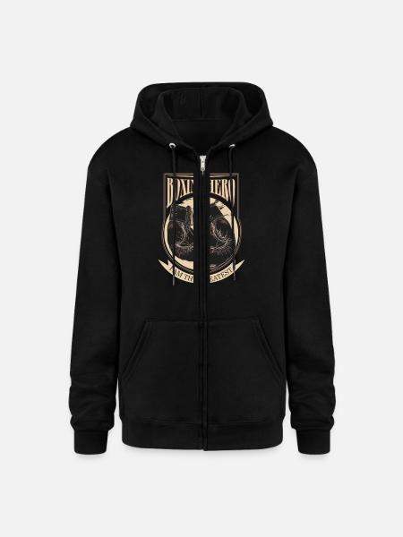 Boxing Hero - i am the greatest - Champion Unisex Full Zip Hoodie - black