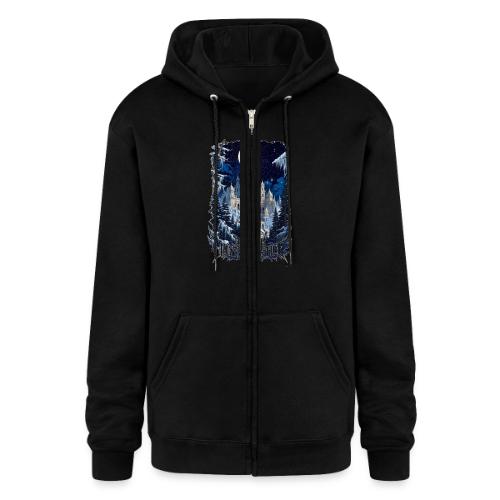 Celestial Winter Temple T-Shirt - Champion Unisex Full Zip Hoodie