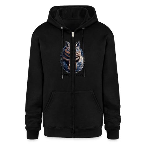 Hygge Ember Fox T-Shirt - Champion Unisex Full Zip Hoodie