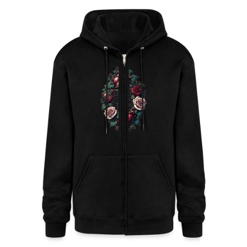 Eternal Bloom Timeless Love Entwined Hearts T-Shir - Champion Unisex Full Zip Hoodie