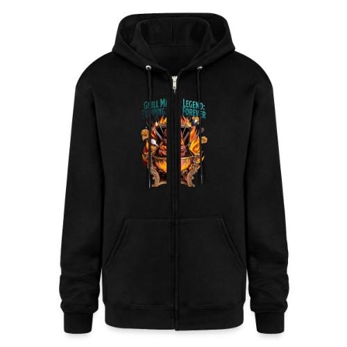 Grill Master Legend T Shirt - Champion Unisex Full Zip Hoodie