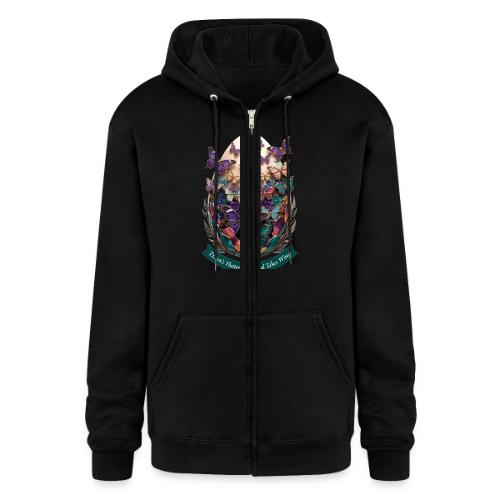 Easter Dawn's Flutter Butterfly T Shirt, Gift - Champion Unisex Full Zip Hoodie