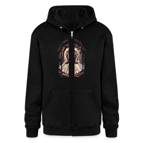 Easter He Is Risen Face of Christ T Shirt, Gift - Champion Unisex Full Zip Hoodie