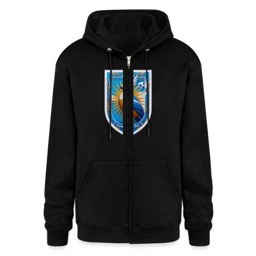 Argentina Hornero Pride T Shirt, Football Gift - Champion Unisex Full Zip Hoodie