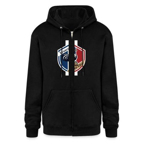 France Rooster T-Shirt, Bleu-Blanc-Rouge gift - Champion Unisex Full Zip Hoodie