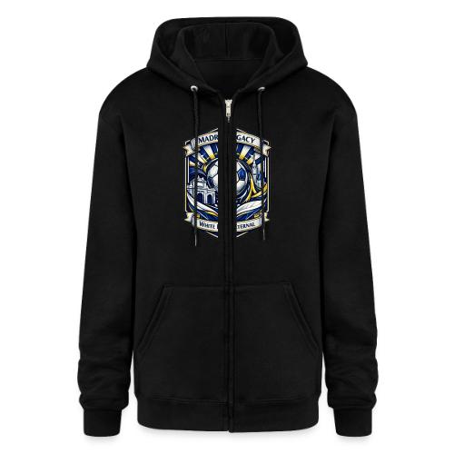 Madrid White Legacy T Shirt, Madrid Fan Gift - Champion Unisex Full Zip Hoodie