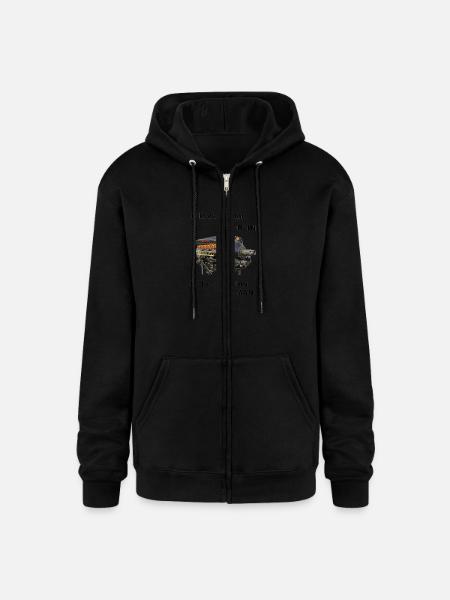 Ode to Rolls Royce Merlin Engine - Champion Unisex Full Zip Hoodie - black