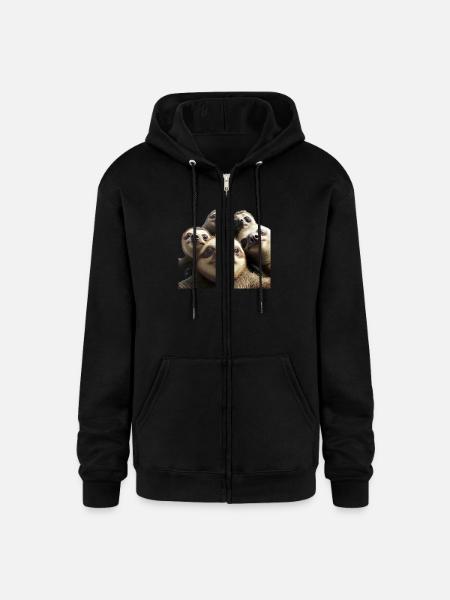 Selfy - Champion Unisex Full Zip Hoodie - black