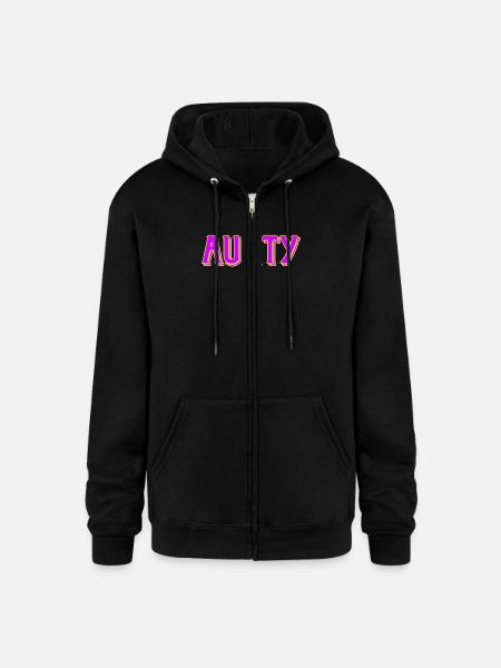 Aunty - Champion Unisex Full Zip Hoodie - black
