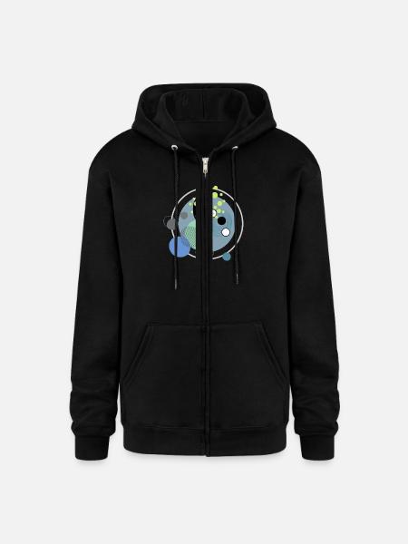 BOHO DESIGN - Champion Unisex Full Zip Hoodie - black