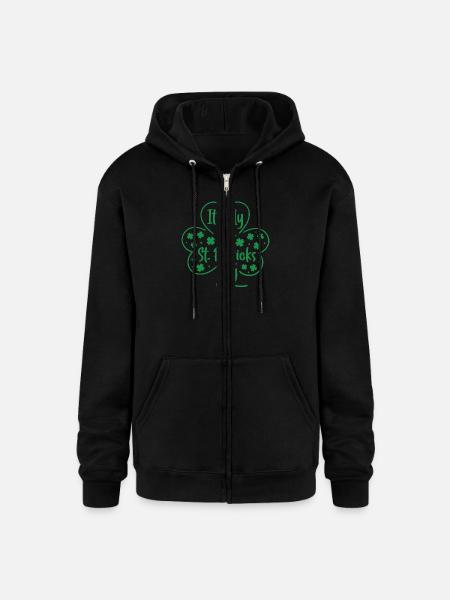 Patricks Day - Champion Unisex Full Zip Hoodie - black