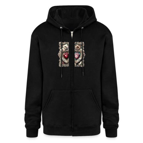 Keeper of My Deepest Love Victorian Locket T-Shirt - Champion Unisex Full Zip Hoodie