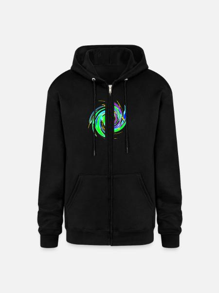 Where's the Purple? - Champion Unisex Full Zip Hoodie - black