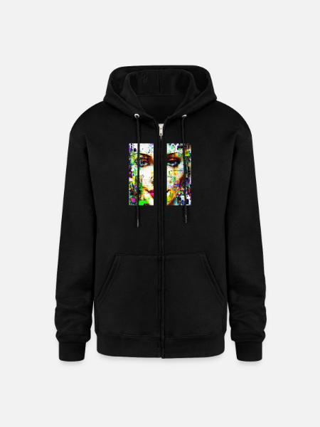 MY VOICE - Champion Unisex Full Zip Hoodie - black