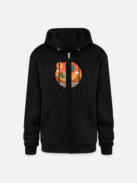 Nature Wanted Sock - Champion Unisex Full Zip Hoodie - black