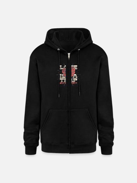 Love Is A Trap - Champion Unisex Full Zip Hoodie - black