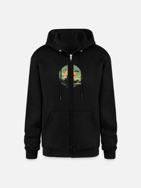 Fantastic Worlds - Champion Unisex Full Zip Hoodie - black