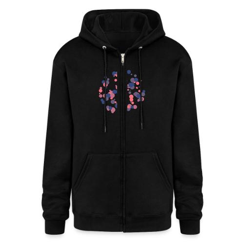 abstract circles pattern - Champion Unisex Full Zip Hoodie