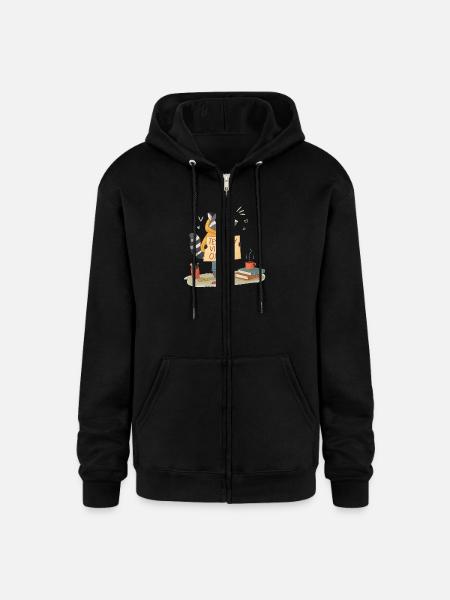 Test day vibes only - Champion Unisex Full Zip Hoodie - black